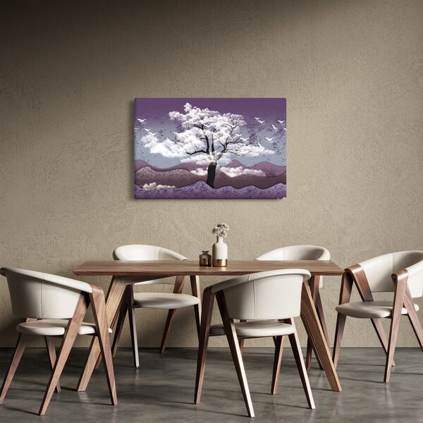 Slika - Stablo u oblacima (90x60 cm)
