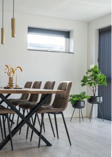 Zondo.hr Set od 2 saksije Aridelia (crna). Akcija -20%. 1147044