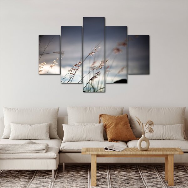 Slika - Livadsko cvijeće uz jezero (150x105 cm)
