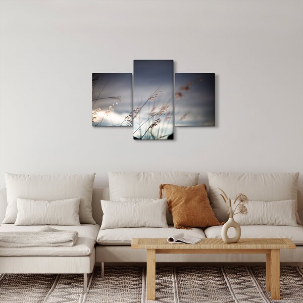 Slika - Livadsko cvijeće uz jezero (90x60 cm)