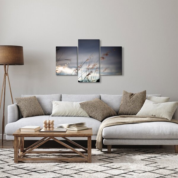 Slika - Livadsko cvijeće uz jezero (90x60 cm)
