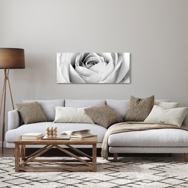 Slika - Detalj cvijeta ruže (120x50 cm)