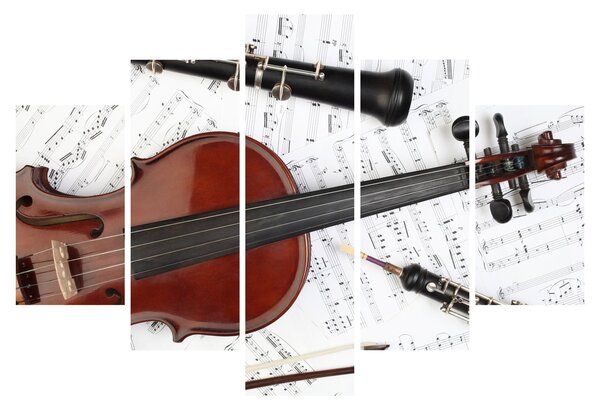 Slika - Glazbeni instrumenti (150x105 cm)