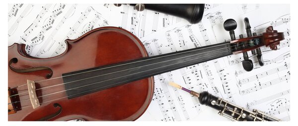 Slika - Glazbeni instrumenti (120x50 cm)