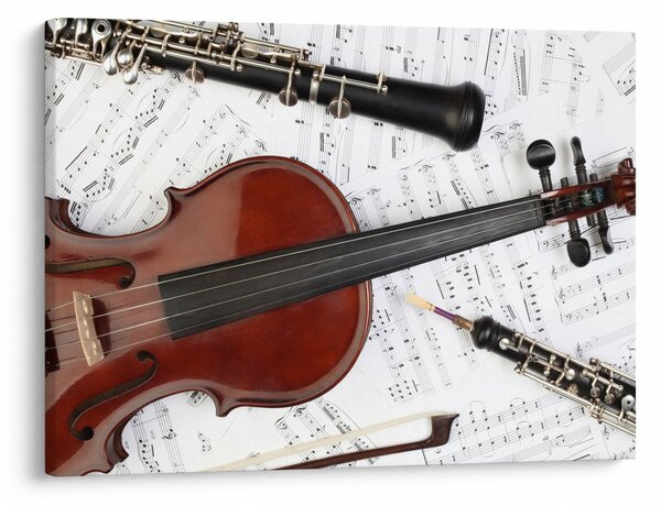 Slika - Glazbeni instrumenti (70x50 cm)