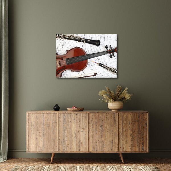 Slika - Glazbeni instrumenti (70x50 cm)