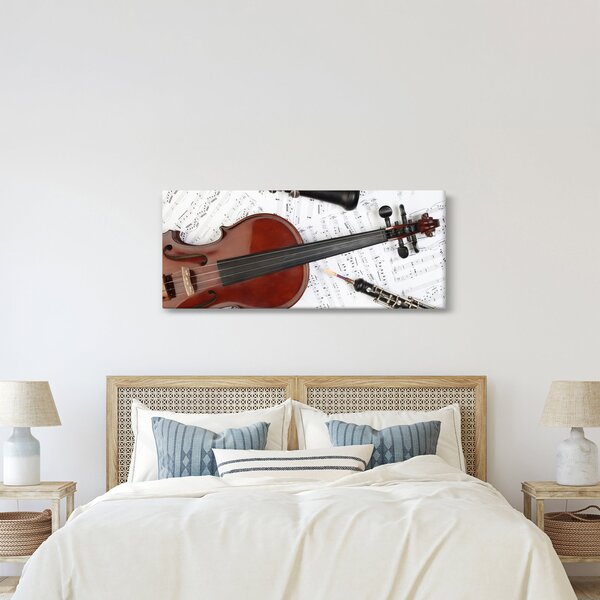 Slika - Glazbeni instrumenti (120x50 cm)