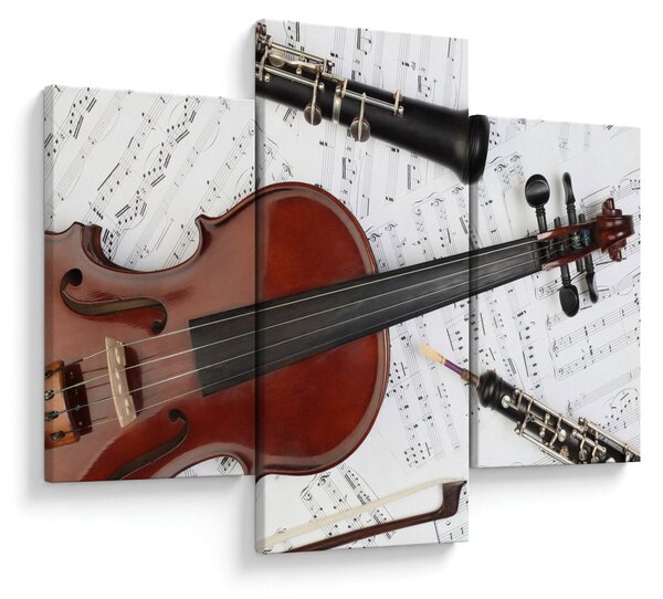 Slika - Glazbeni instrumenti (90x60 cm)