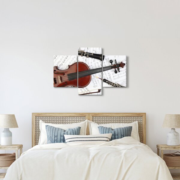 Slika - Glazbeni instrumenti (90x60 cm)