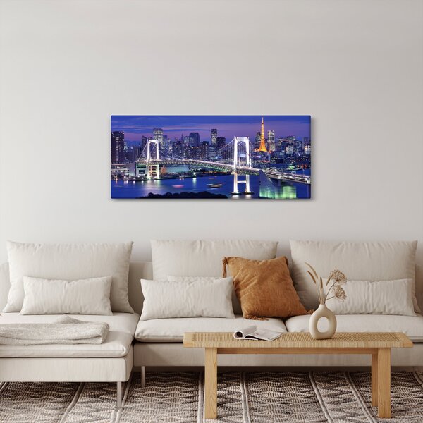 Slika noćnog života velegrada (120x50 cm)