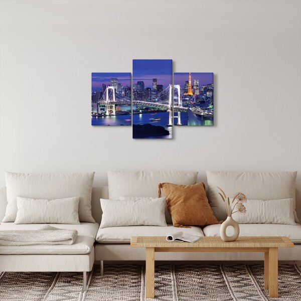 Slika noćnog života velegrada (90x60 cm)