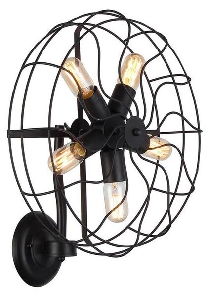 Azzardo AZ1349 - Zidna svjetiljka FAN 5xE27/60W/230V