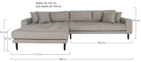 Zondo.hr Kutna garnitura (L) Lvaveriaora (kamen). Akcija -20%. 1147306