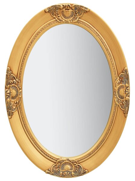 VidaXL Zidno ogledalo u baroknom stilu 50 x 70 cm zlatno