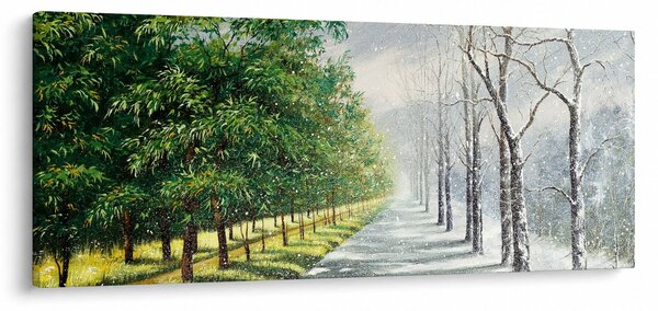 Slika - Zima ili ljeto (120x50 cm)