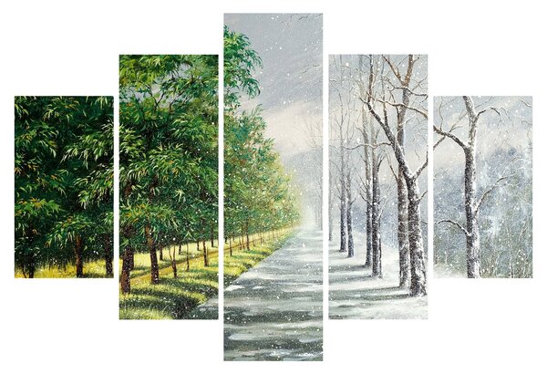 Slika - Zima ili ljeto (150x105 cm)
