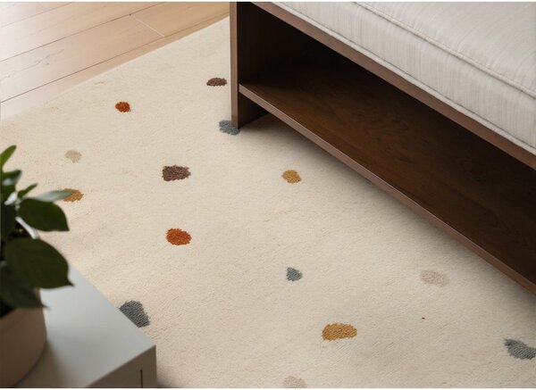 Krem dječji tepih 160x235 cm Funny Dots – Hanse Home