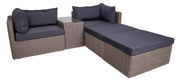 Vrtni set Riveria (siva)