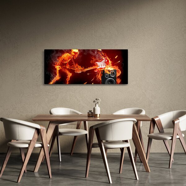 Slika - Glazba u plamenu (120x50 cm)