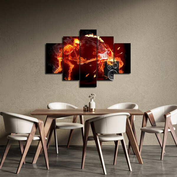 Slika - Glazba u plamenu (150x105 cm)