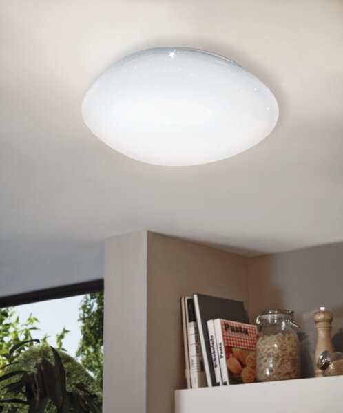 Eglo 98227 - LED Prigušiva stropna svjetiljka SILERAS-A LED/24W/230V + DU