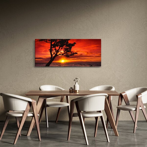 Slika - Zalazak sunca (120x50 cm)