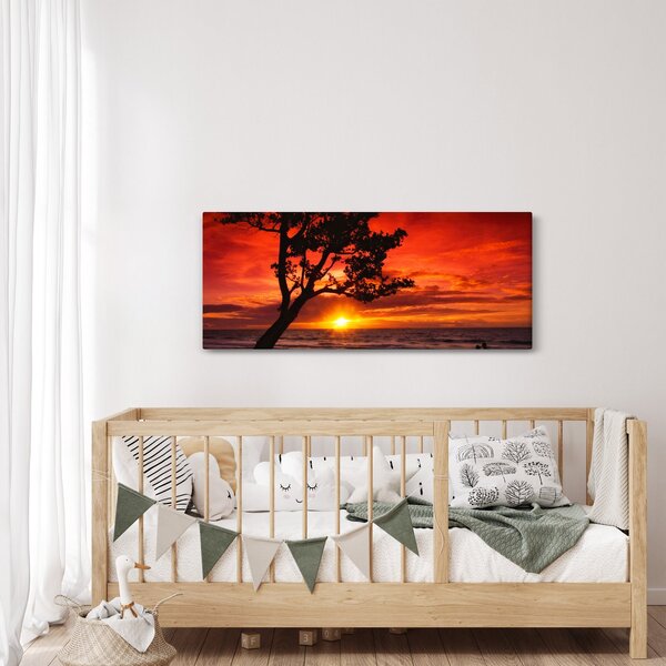 Slika - Zalazak sunca (120x50 cm)