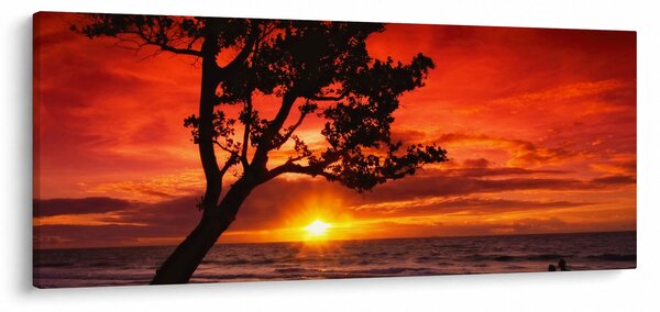 Slika - Zalazak sunca (120x50 cm)