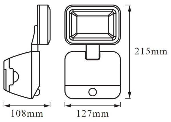 Ledvance - LED Vanjska zidna svjetiljka sa senzorom BATTERY LED/4W/6V IP54