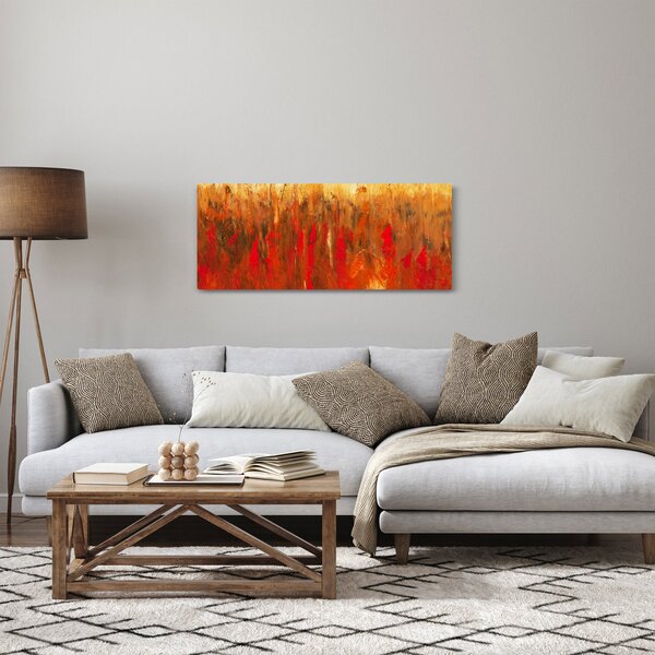 Slikanje naslikane apstrakcije (120x50 cm)