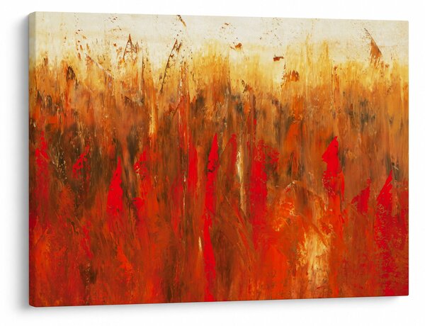 Slikanje naslikane apstrakcije (70x50 cm)