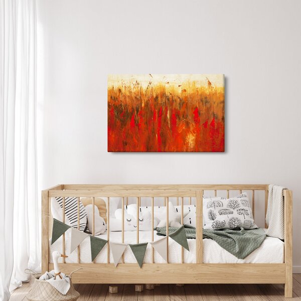 Slikanje naslikane apstrakcije (90x60 cm)