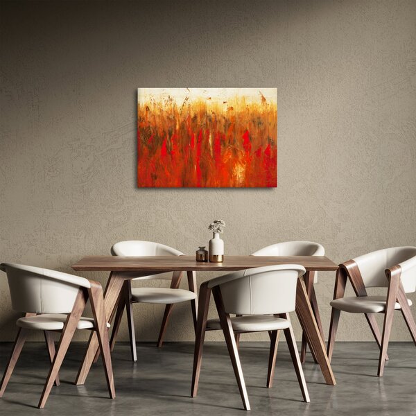 Slikanje naslikane apstrakcije (70x50 cm)