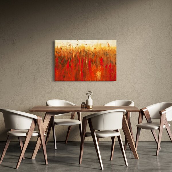 Slikanje naslikane apstrakcije (90x60 cm)
