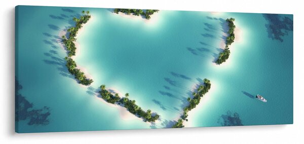 Slika - Otoci srca (120x50 cm)