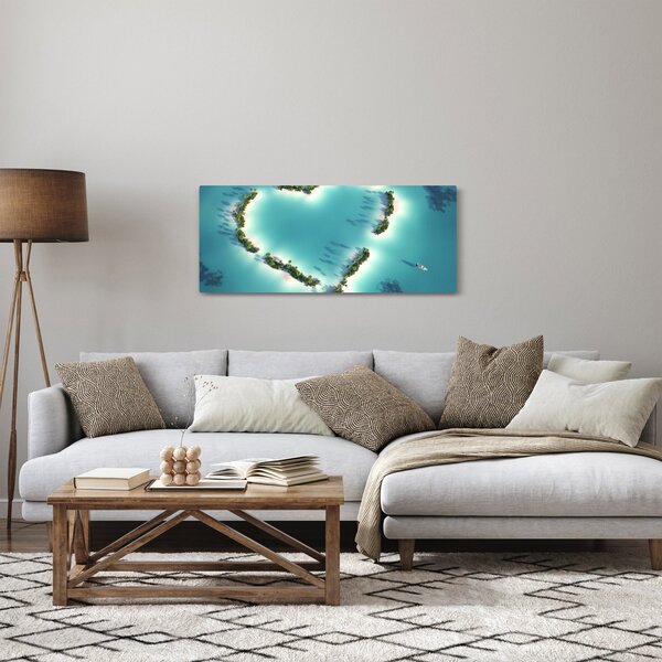 Slika - Otoci srca (120x50 cm)