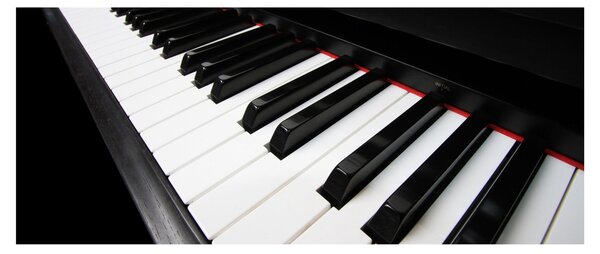 Slika klavirskih tipki (120x50 cm)