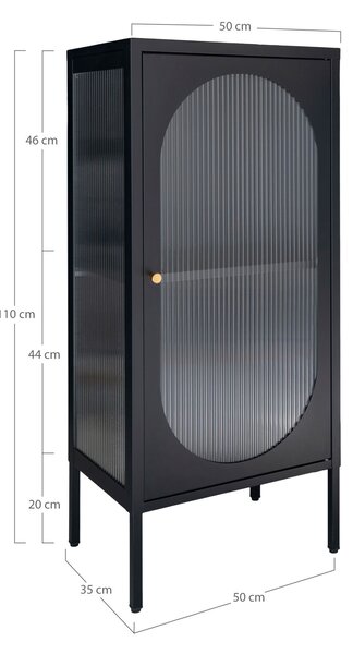 Zondo.hr Vitrina Adana 3 (crna). Akcija -21%. 1147704