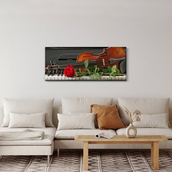 Slika - Sjećanje na glazbenika (120x50 cm)