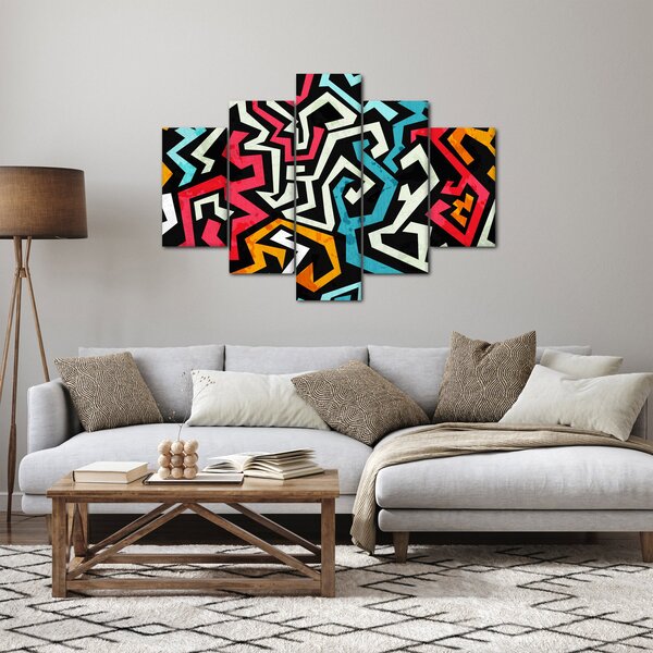 Slika grafičke apstrakcije (150x105 cm)