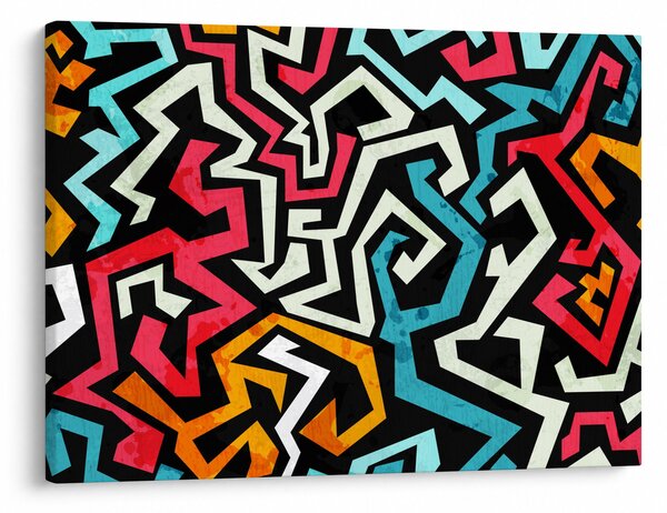 Slika grafičke apstrakcije (70x50 cm)