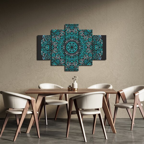 Slika ornamentalne apstrakcije (150x105 cm)