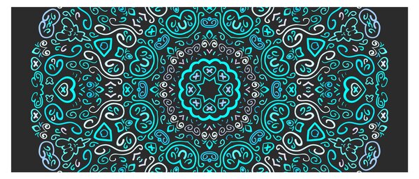 Slika ornamentalne apstrakcije (120x50 cm)