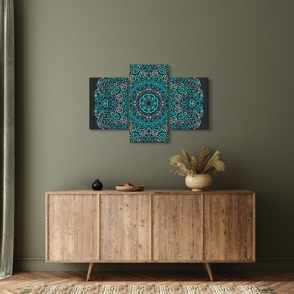 Slika ornamentalne apstrakcije (90x60 cm)