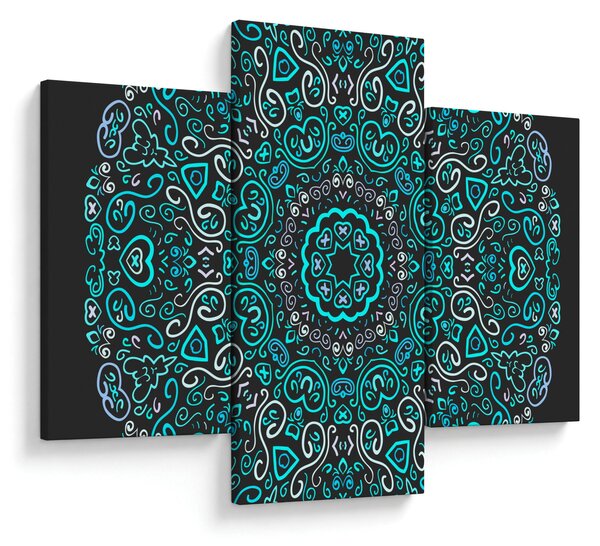 Slika ornamentalne apstrakcije (90x60 cm)