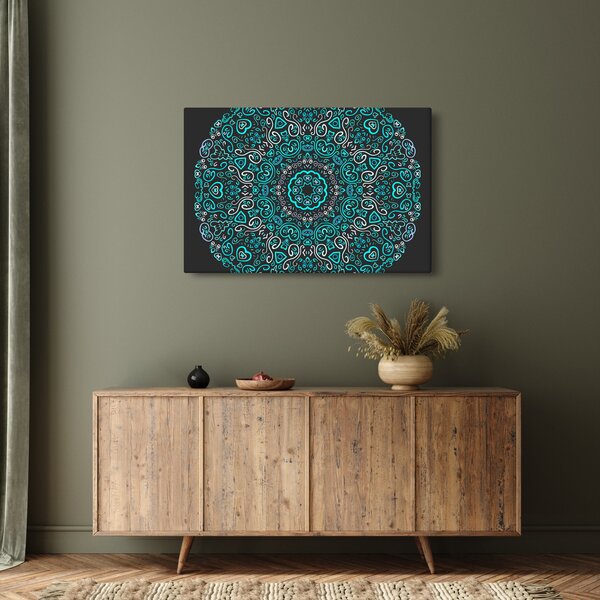Slika ornamentalne apstrakcije (90x60 cm)