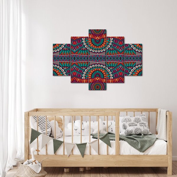 Slika ornamentalne apstrakcije (150x105 cm)