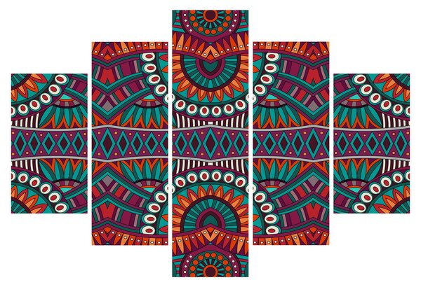 Slika ornamentalne apstrakcije (150x105 cm)