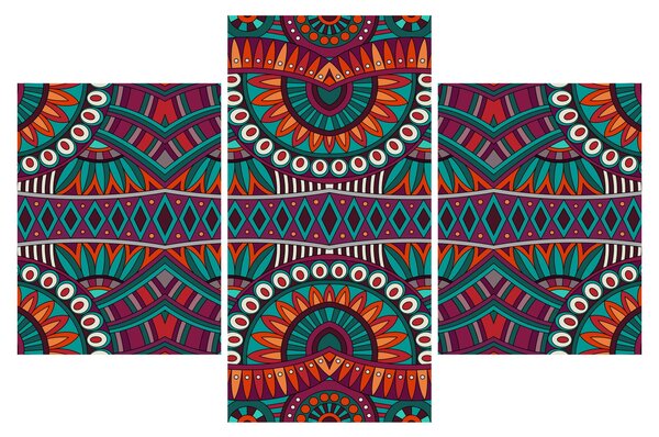 Slika ornamentalne apstrakcije (90x60 cm)