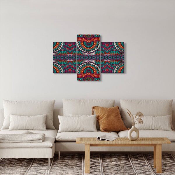 Slika ornamentalne apstrakcije (90x60 cm)